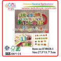 All in one wooden paster magnetic puzzle digital FSC toys